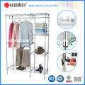 Cheap Canvas Metal Garment Rack para armazenamento de roupas Quarto